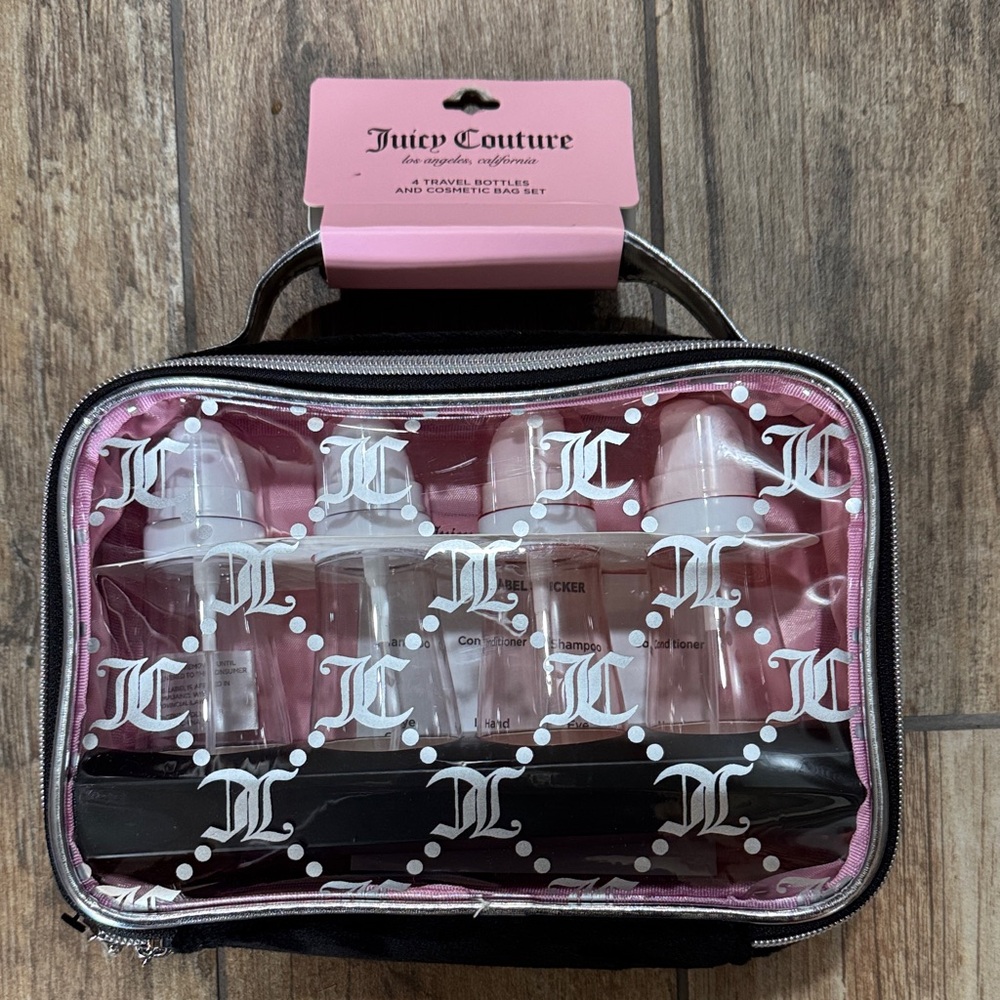 Juicy Couture Pink Travel Bottle Set